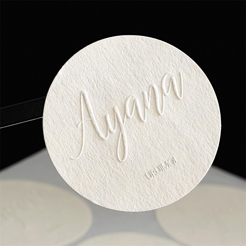 Personalised Candle Label - Op maat gemaakte speciale textuurpapier reliëf