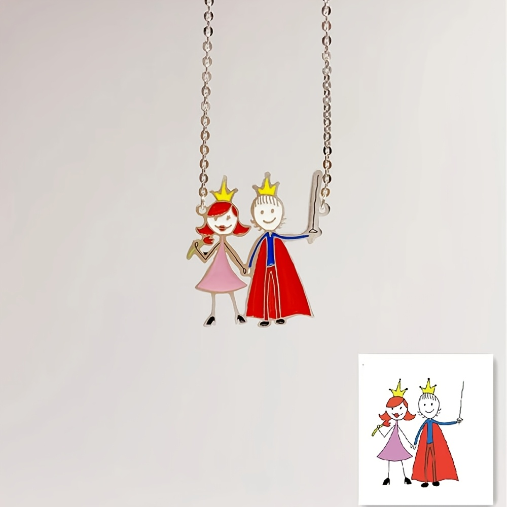 Name Necklace Custom - Kinderen tekenen en maken van hangers,