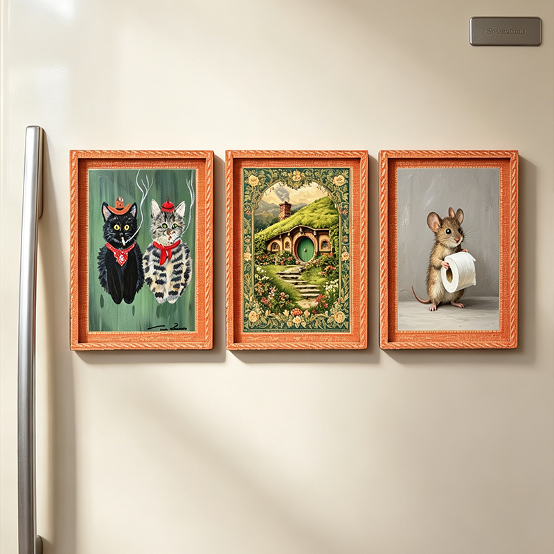 Houten koelkastmagneet fotolij - Engraved Wood Frame recensie en prijs