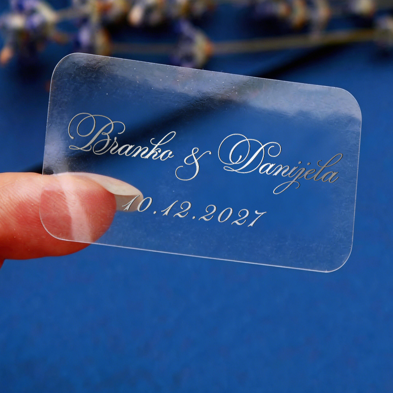 50 gepersonaliseerde rechthoek - Personalised Candle Label recensie en prijs
