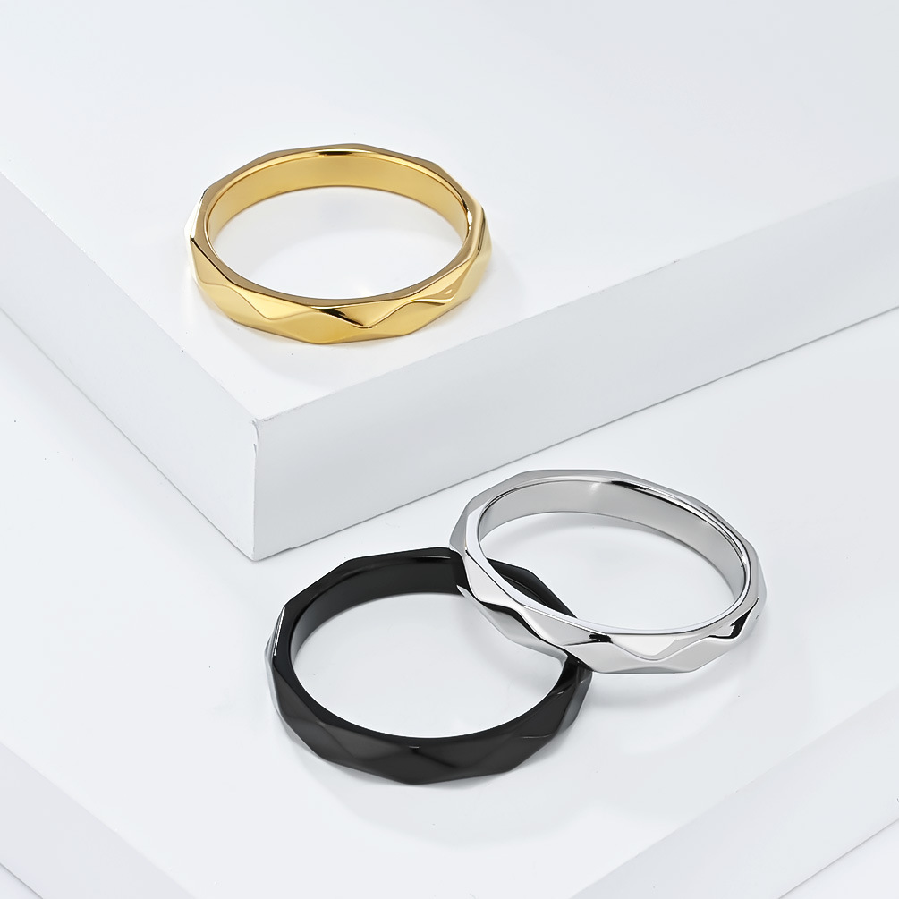 4 mm breed roestvrij staal dam - Initial Ring Custom recensie en prijs