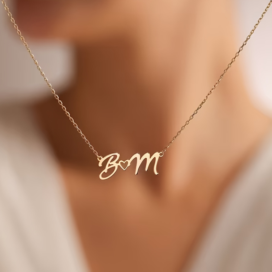 Aangepaste naam kettingen voor - Name Necklace Custom recensie en prijs