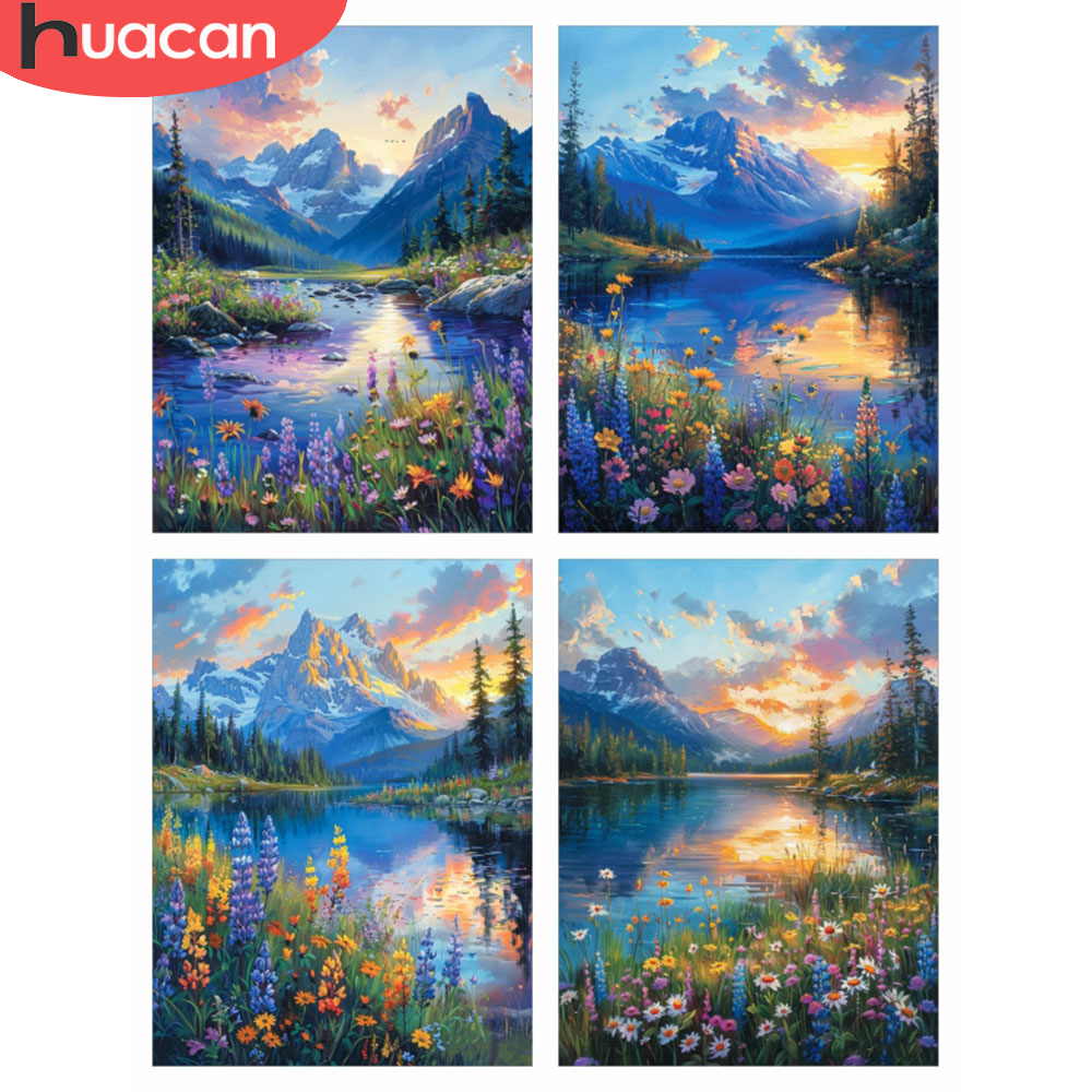HUACAN 5d DIY Diamantmozaïek 5 - Photo Mosaic Print recensie en prijs