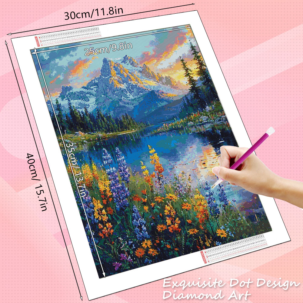HUACAN 5d DIY Diamantmozaïek 5 - Photo Mosaic Print recensie en prijs