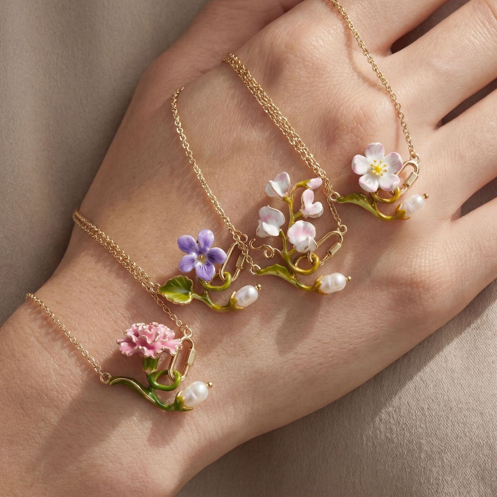 12 Maanden Geboortebloem Ketti - Birth Flower Necklace recensie en prijs