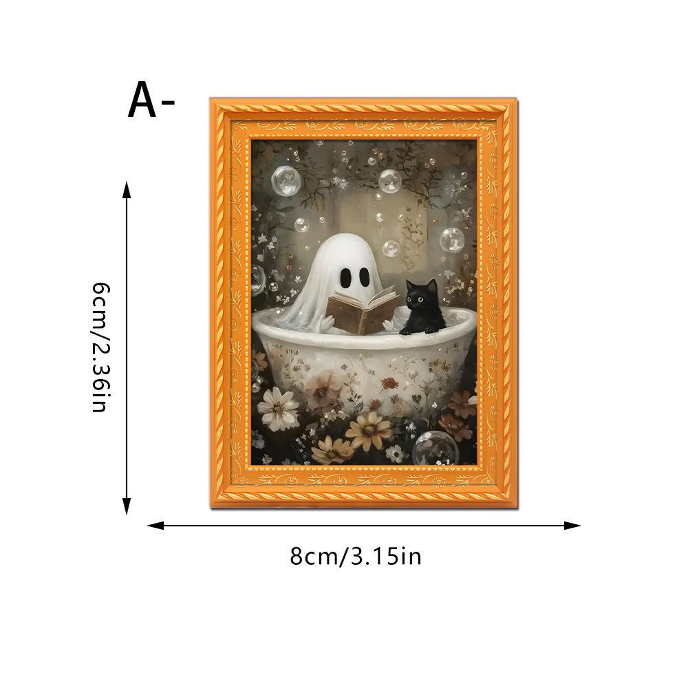 Creatieve 3d Halloween Koelkas - Engraved Wood Frame recensie en prijs