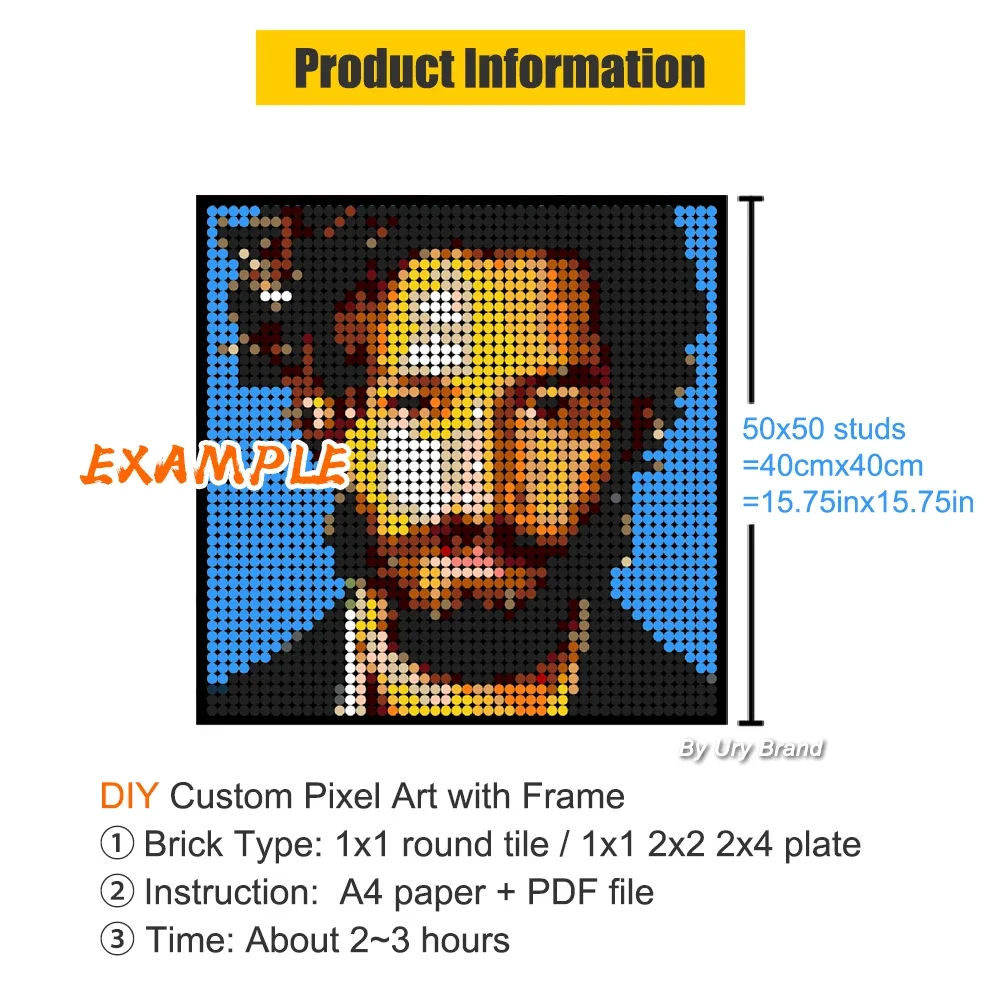 Pixel Art Aangepaste foto Pers - Pet Portrait Custom recensie en prijs