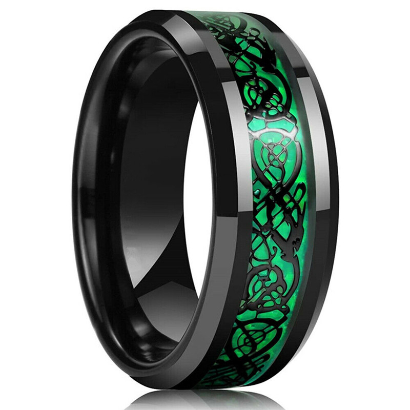 Mode 8mm heren Rvs Keltische D - Initial Ring Custom recensie en prijs